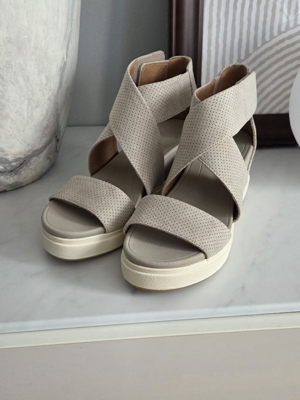 NWT The Perfect Everyday Sandal -Dr. Scholl's Platform Wedge Size 7